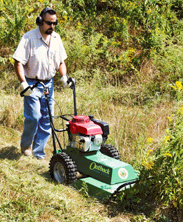 We rent brush cutters for tall grass, brush cutters for saplings, pond damns, fields and yards.