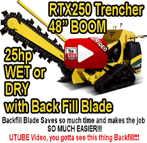 RTX250 Trencher