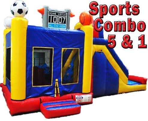 5 n 1 Sports Combo Bounce House